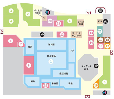 マイン店内地図